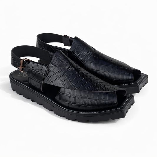 BLACK CROC KAPTAN CHAPPAL