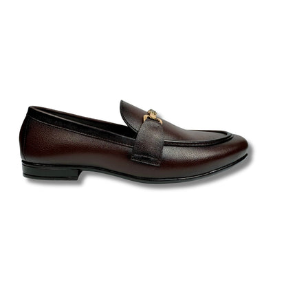BROWN PLAIN LOAFER 01