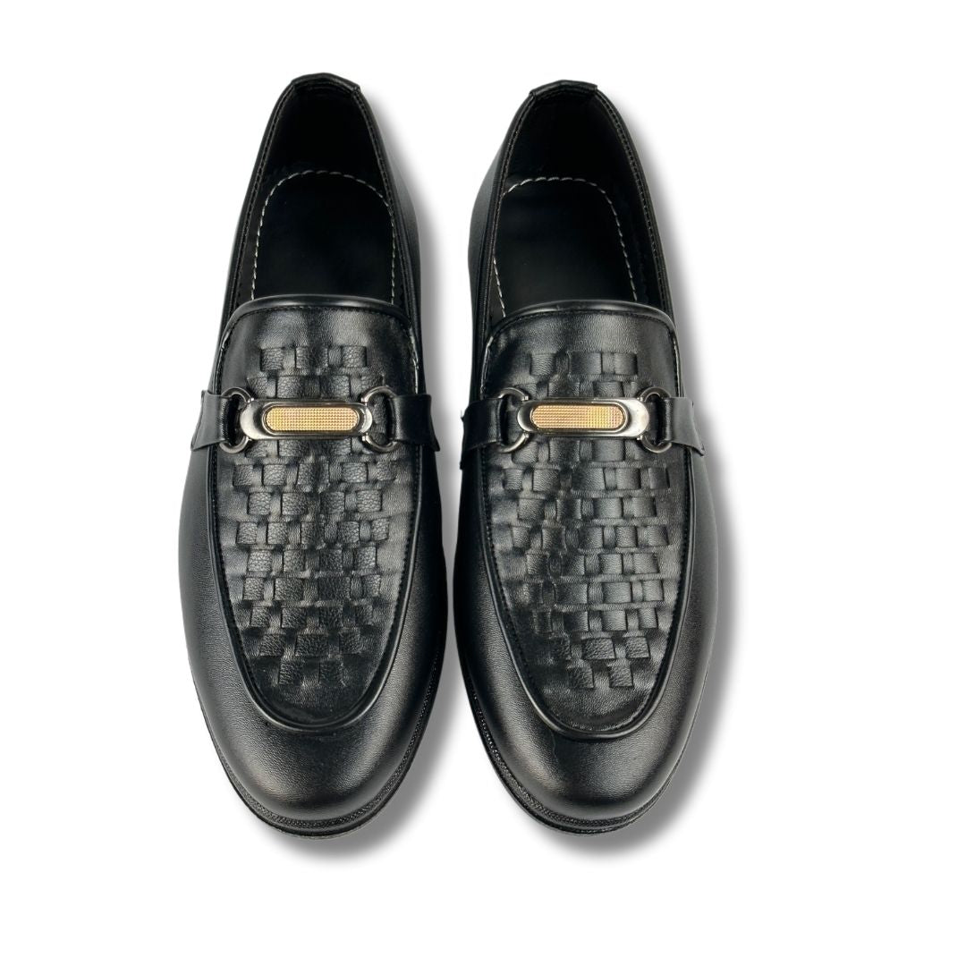 BLACK CROC FORMAL LOAFER