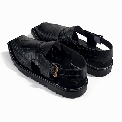 BLACK CROC KAPTAN CHAPPAL