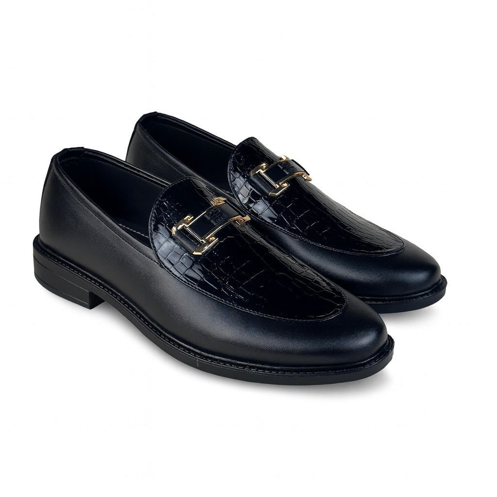 BLACK PATENT LOGO FORMAL