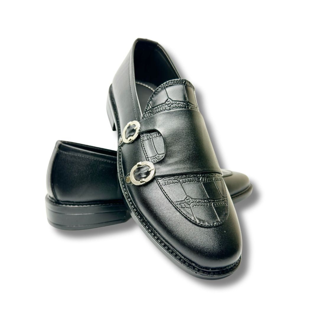 BLACK MONK LOAFER