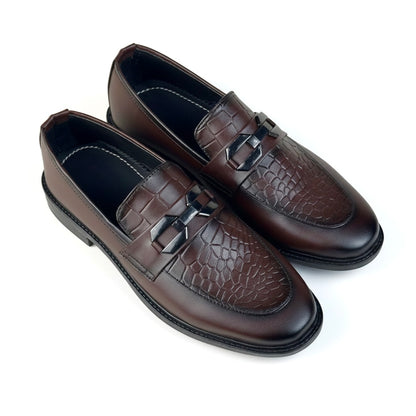 BROWN BUCKLE LOGO FORMAL