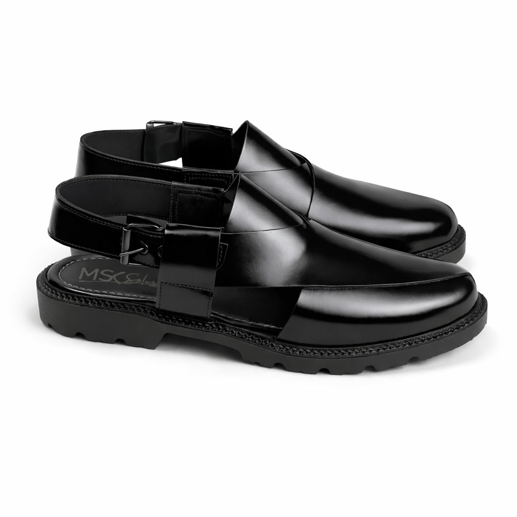 AURA BLACK PESHAWARI - Mid Sole