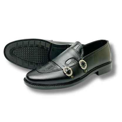 BLACK MONK LOAFER