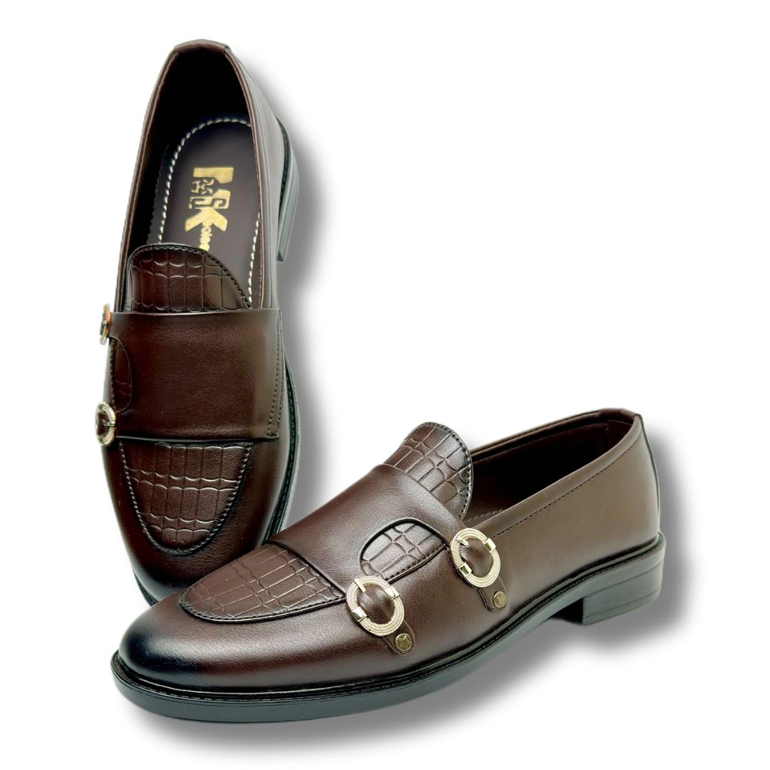 BROWN MONK LOAFER