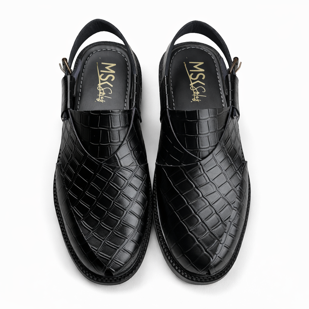 CROC BLACK PESHAWARI - Mid Sole