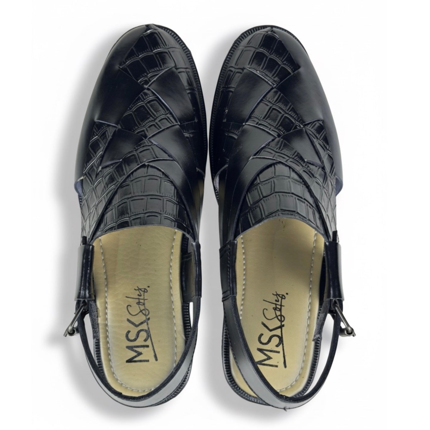 CROC STRAP SIYAH PESHAWARI