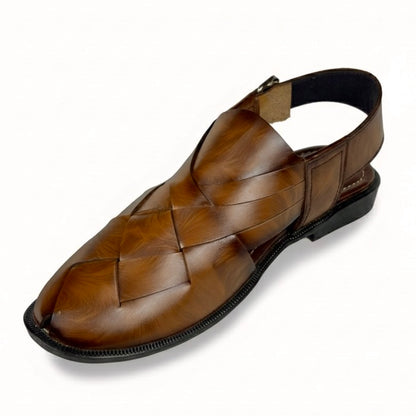 BABAR SHEER STRAPED PESHAWARI