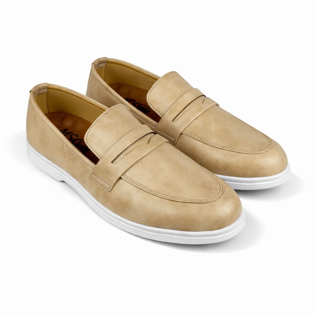 CREAM MEDICATED LOAFER