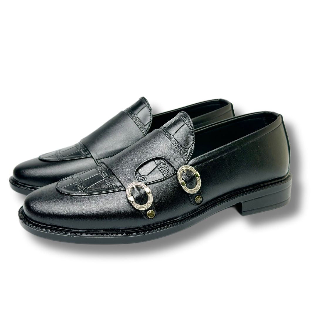 BLACK MONK LOAFER