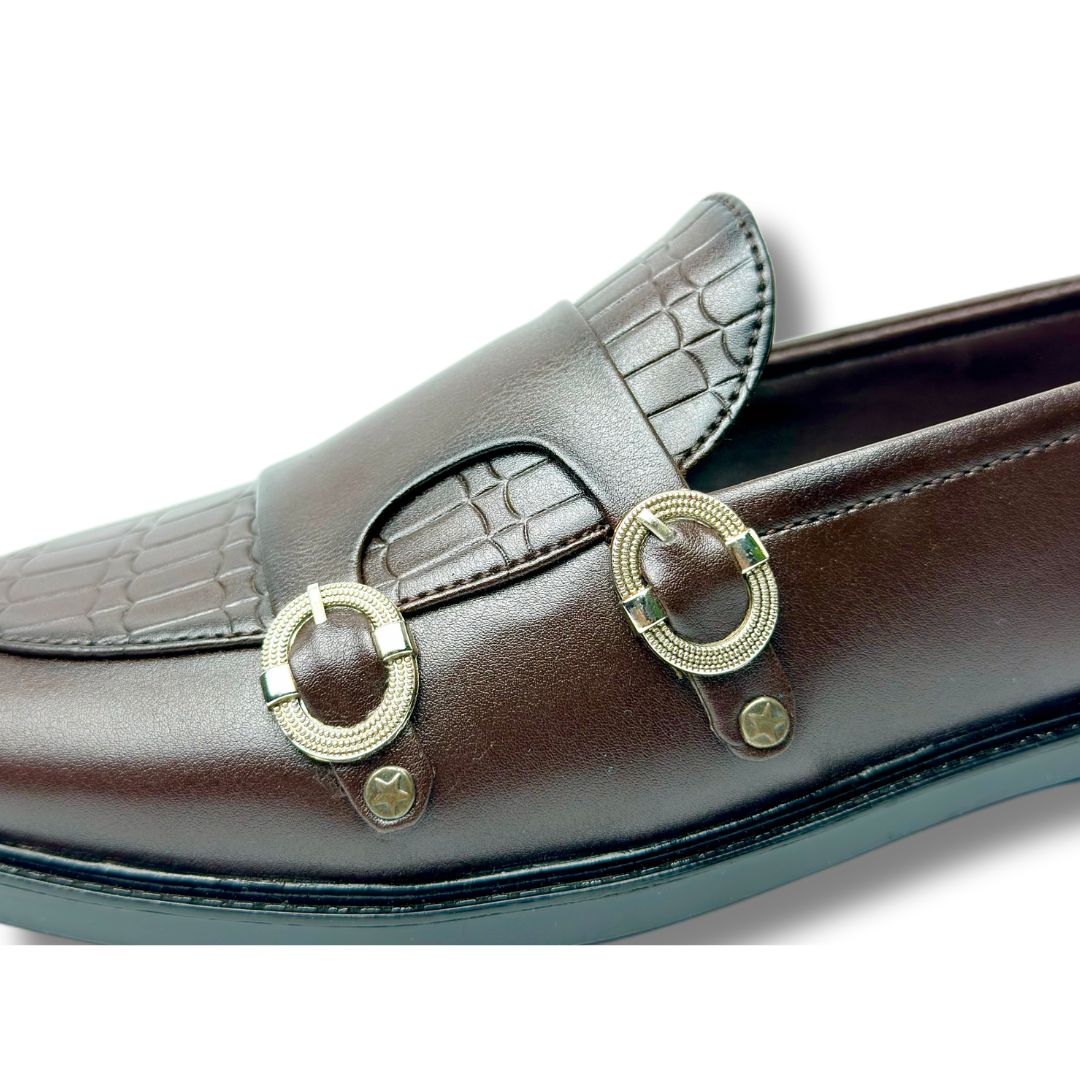 BROWN MONK LOAFER