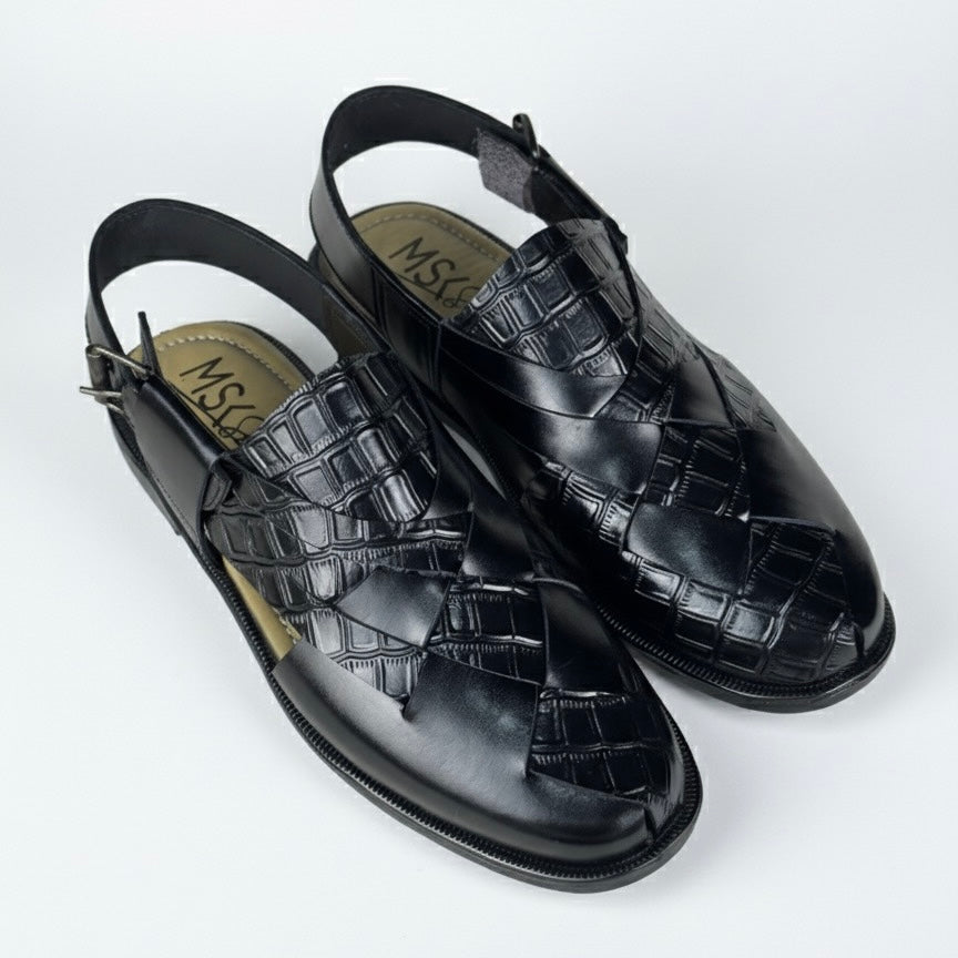 CROC STRAP SIYAH PESHAWARI
