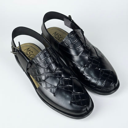 CROC STRAP SIYAH PESHAWARI