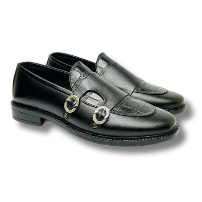 BLACK MONK LOAFER