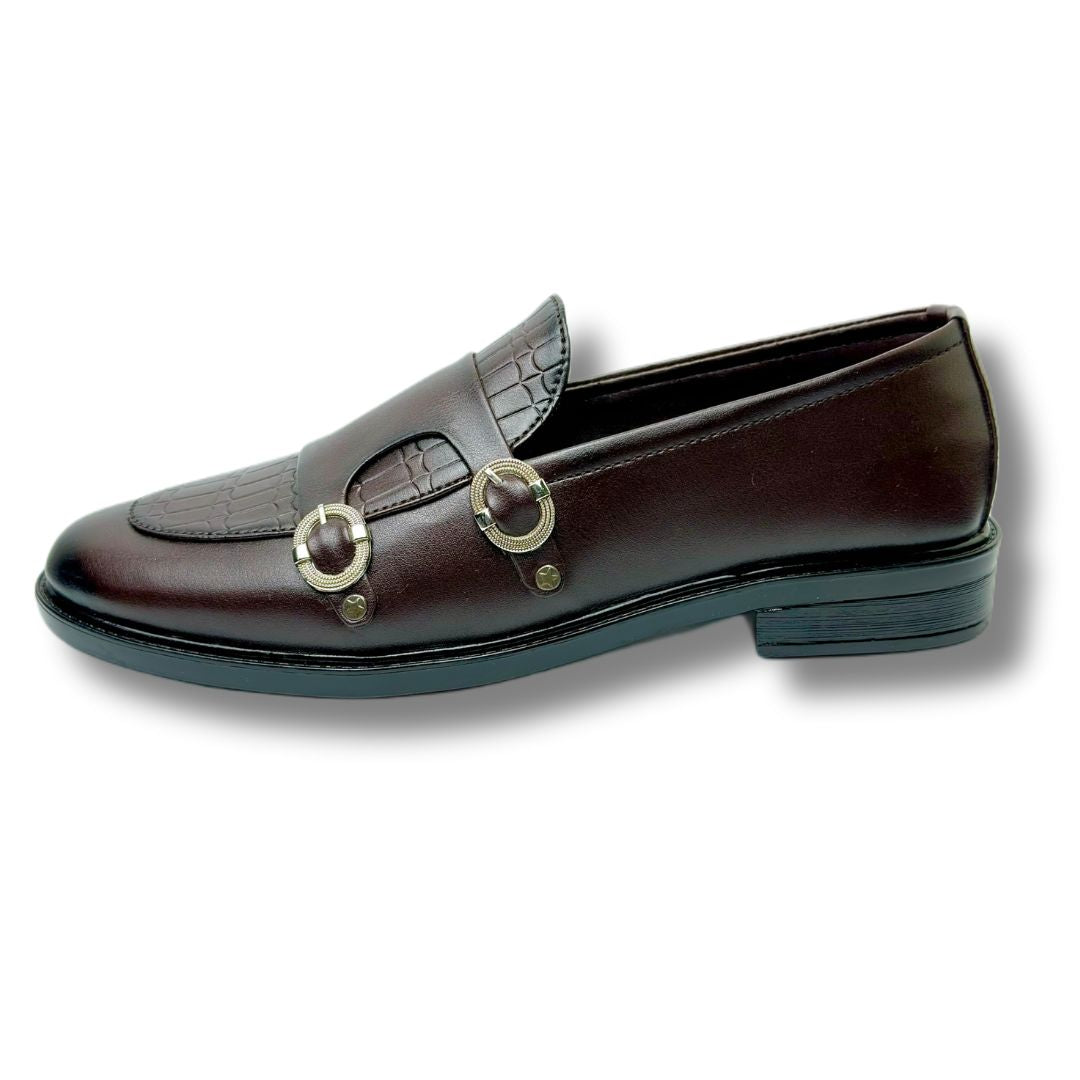 BROWN MONK LOAFER