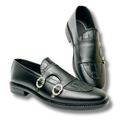 BLACK MONK LOAFER