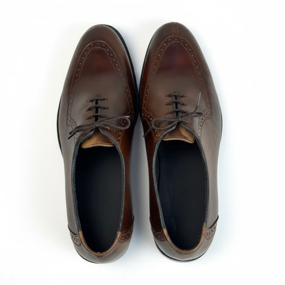 SHADED BROWN BROGUE OXFORD FORMAL