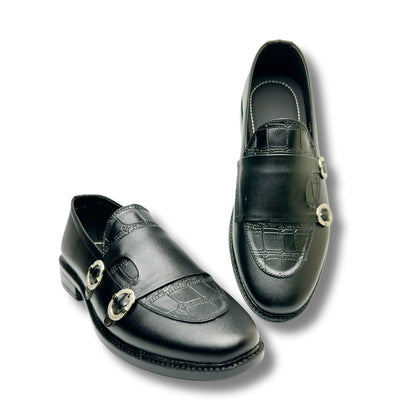 BLACK MONK LOAFER