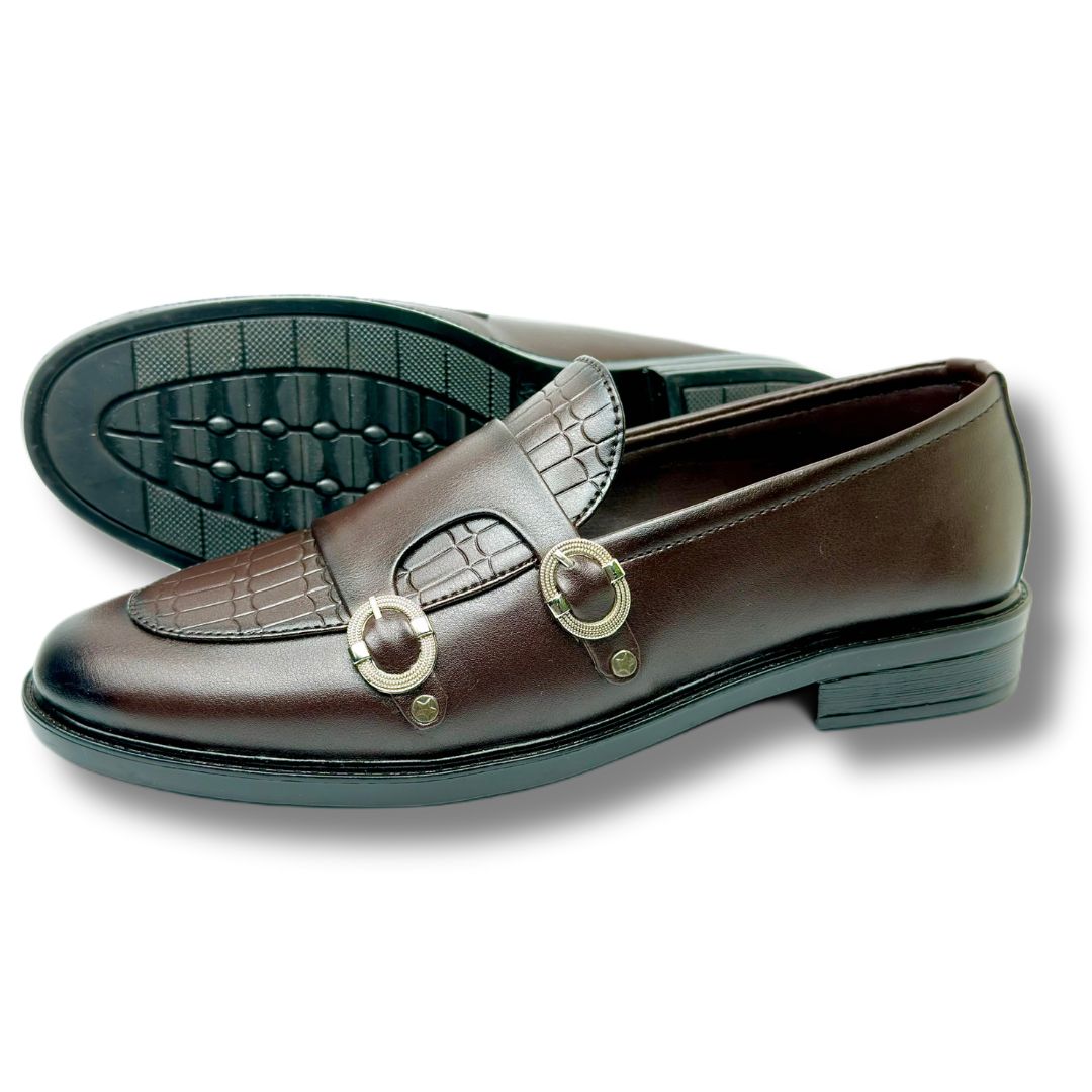 BROWN MONK LOAFER