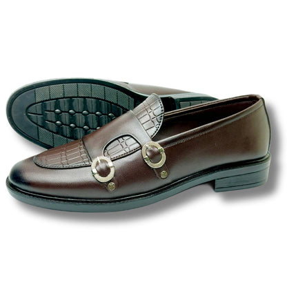 BROWN MONK LOAFER