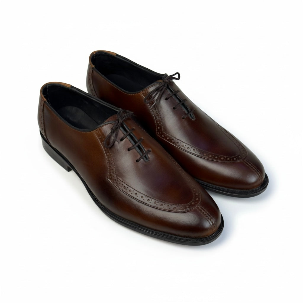 SHADED BROWN BROGUE OXFORD FORMAL
