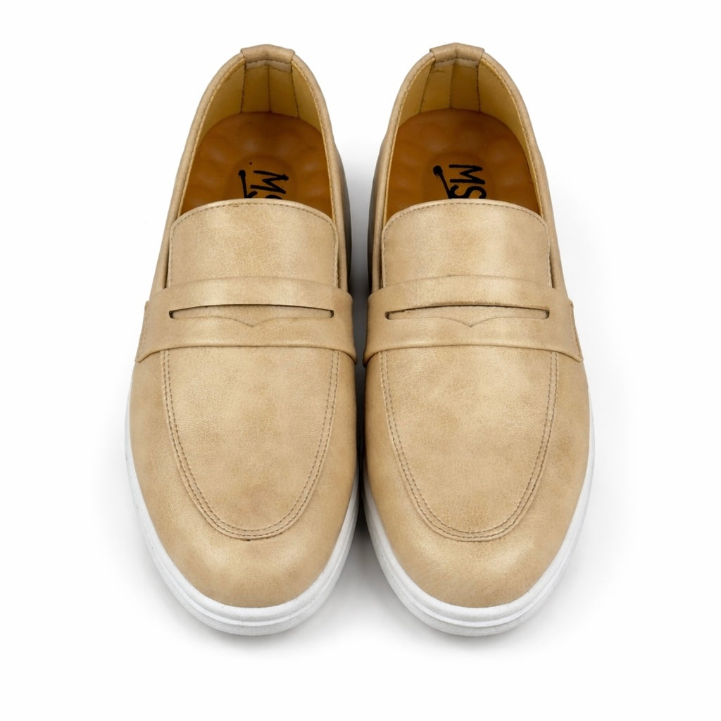 CREAM MEDICATED LOAFER
