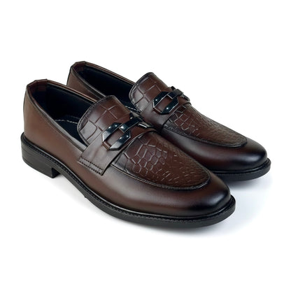 BROWN BUCKLE LOGO FORMAL