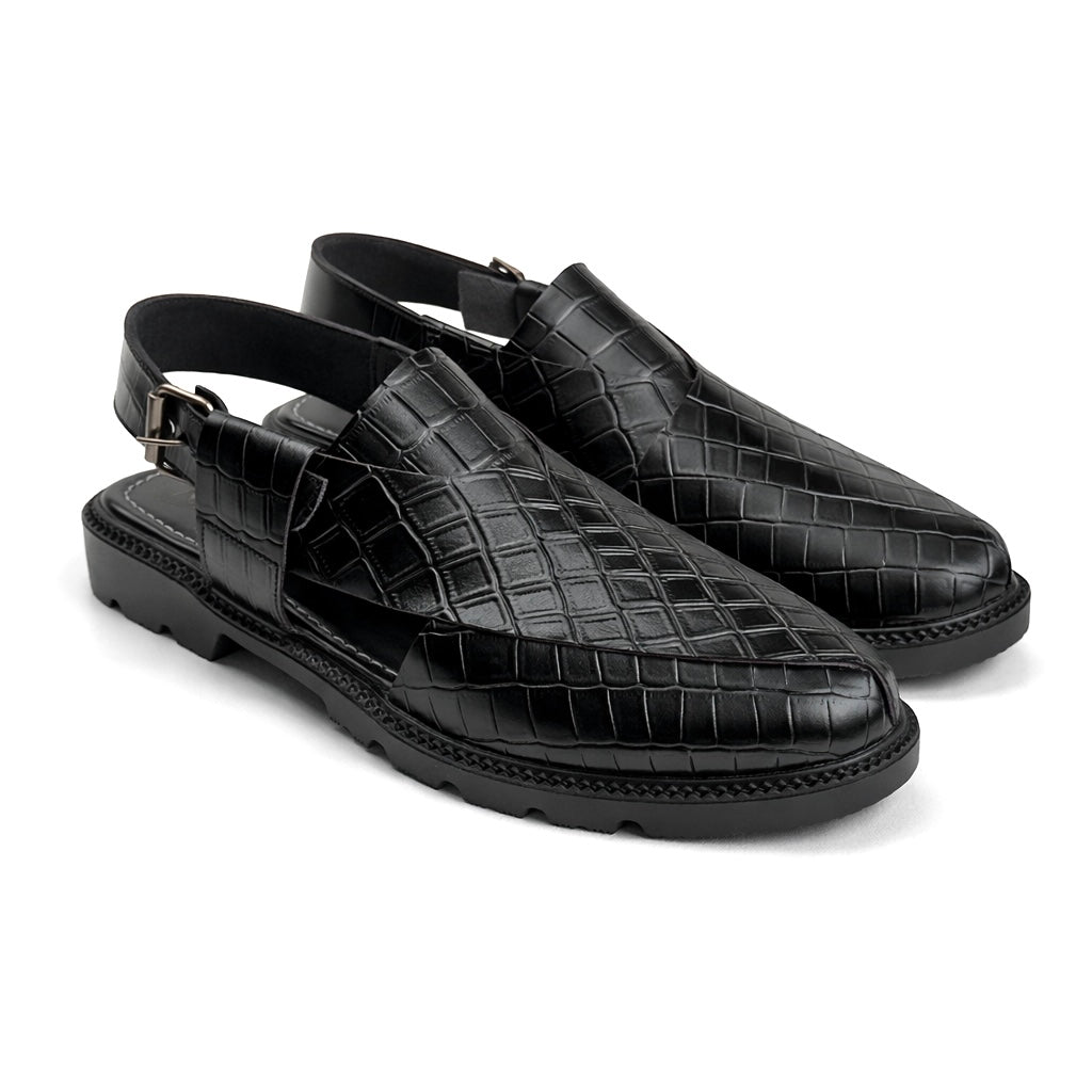 CROC BLACK PESHAWARI - Mid Sole