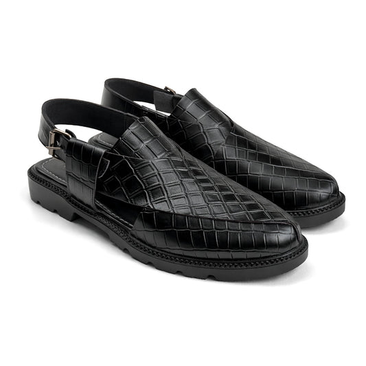 CROC BLACK PESHAWARI - Mid Sole