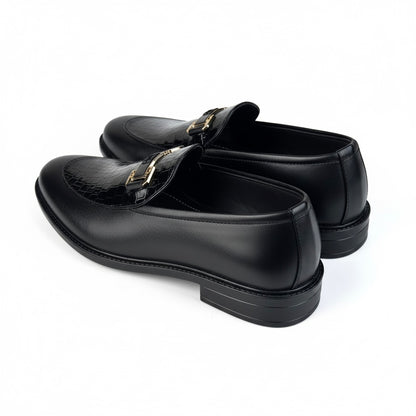 BLACK PATENT LOGO FORMAL