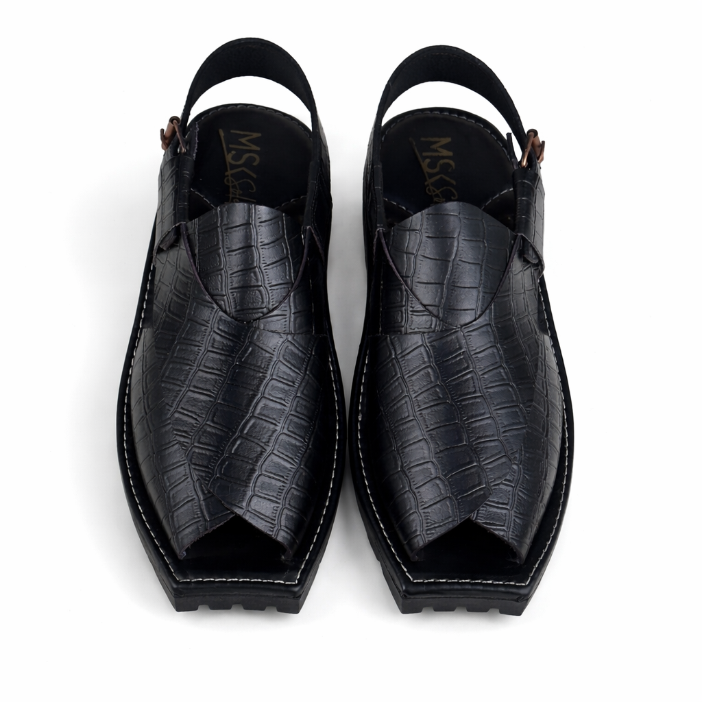 BLACK CROC KAPTAN CHAPPAL