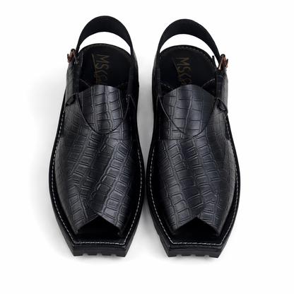 BLACK CROC KAPTAN CHAPPAL