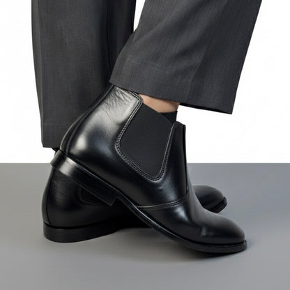 BLACK CHELSEA BOOT PURE LEATHER