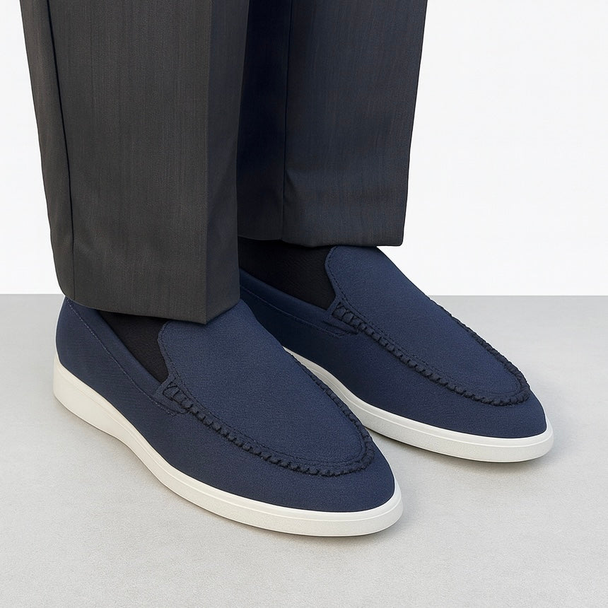 BLUE SUEDE MEDICATED LOAFER