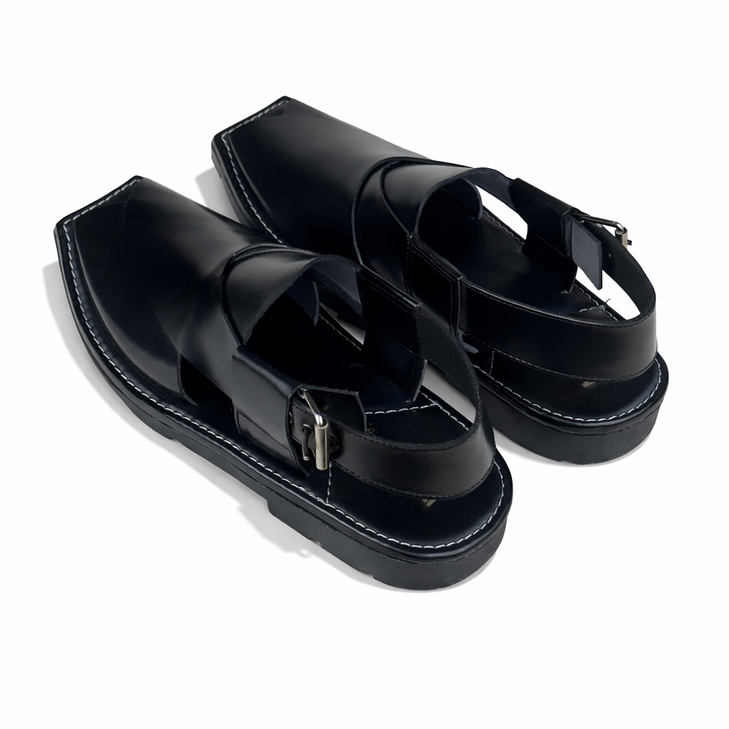 BLACK KAPTAN CHAPPAL