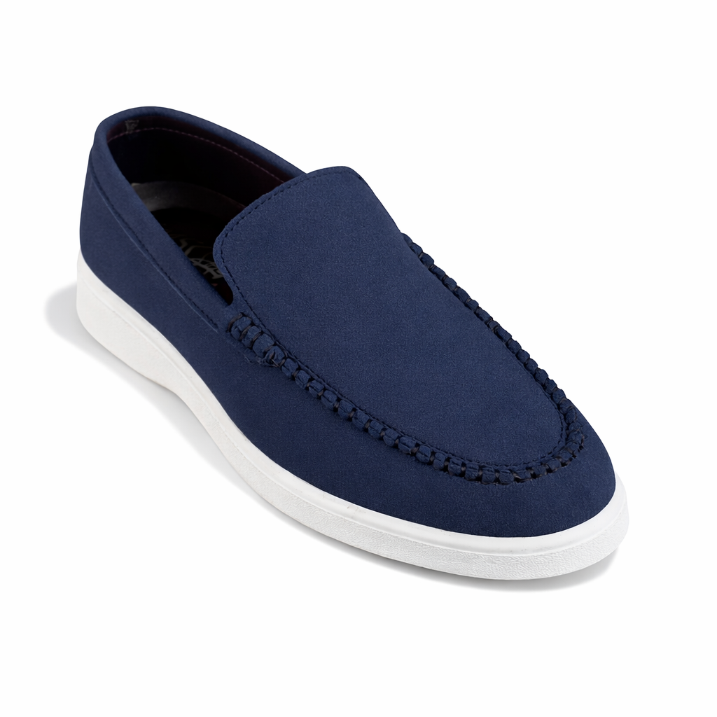 BLUE SUEDE MEDICATED LOAFER