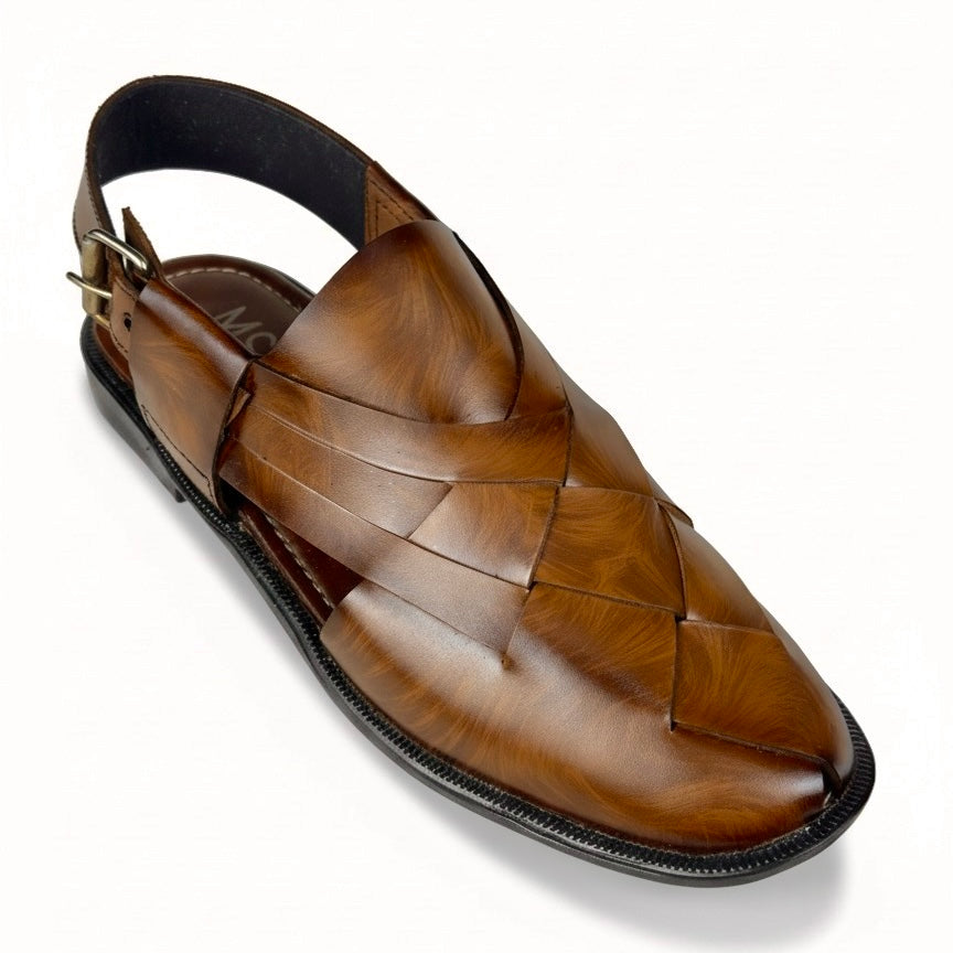 BABAR SHEER STRAPED PESHAWARI