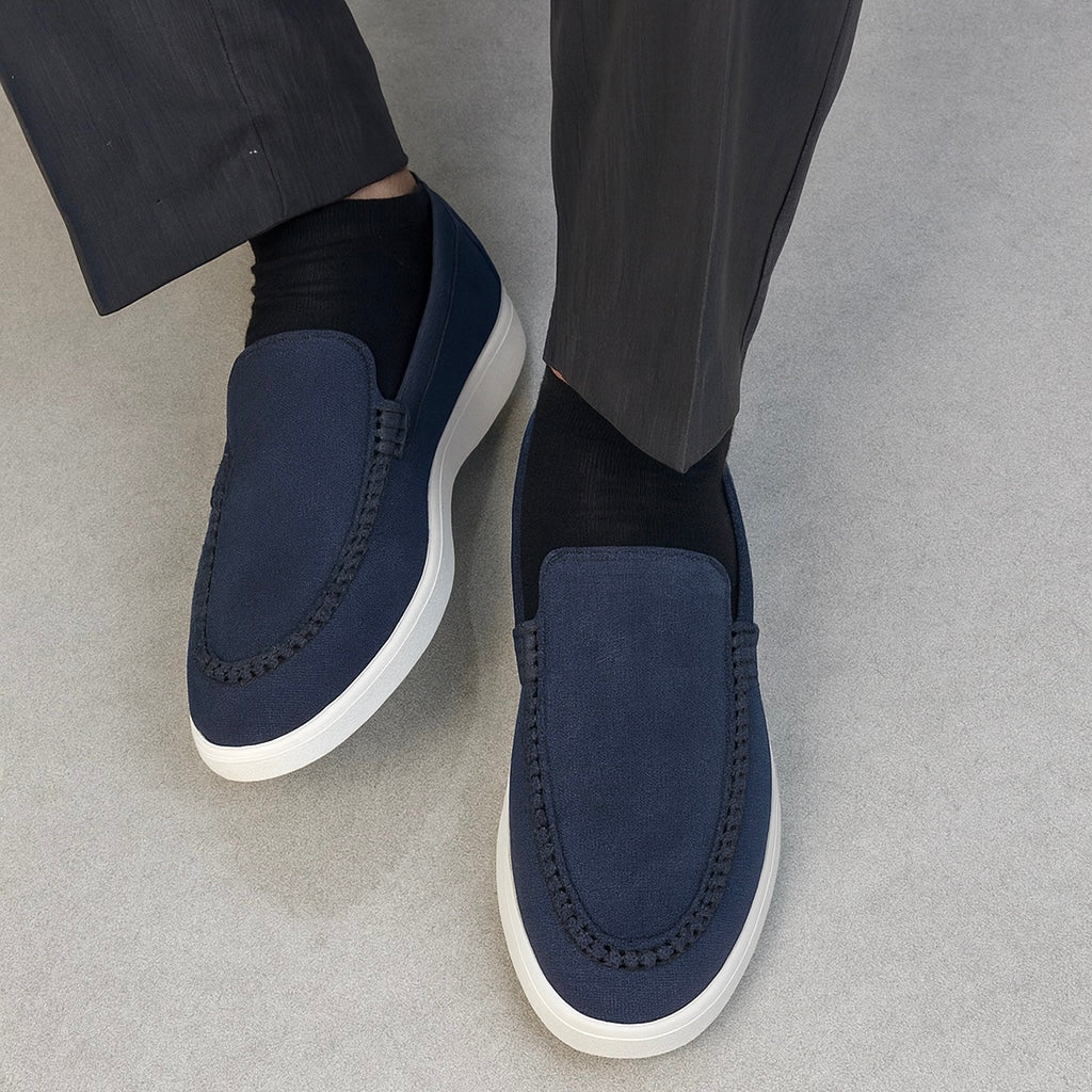 BLUE SUEDE MEDICATED LOAFER
