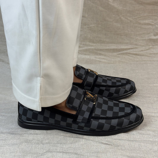 GREY LV LOAFER
