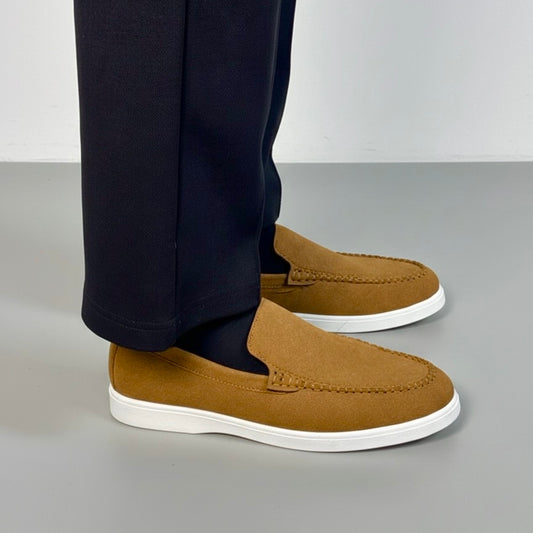 CAMEL BROWN SUEDE LOAFER