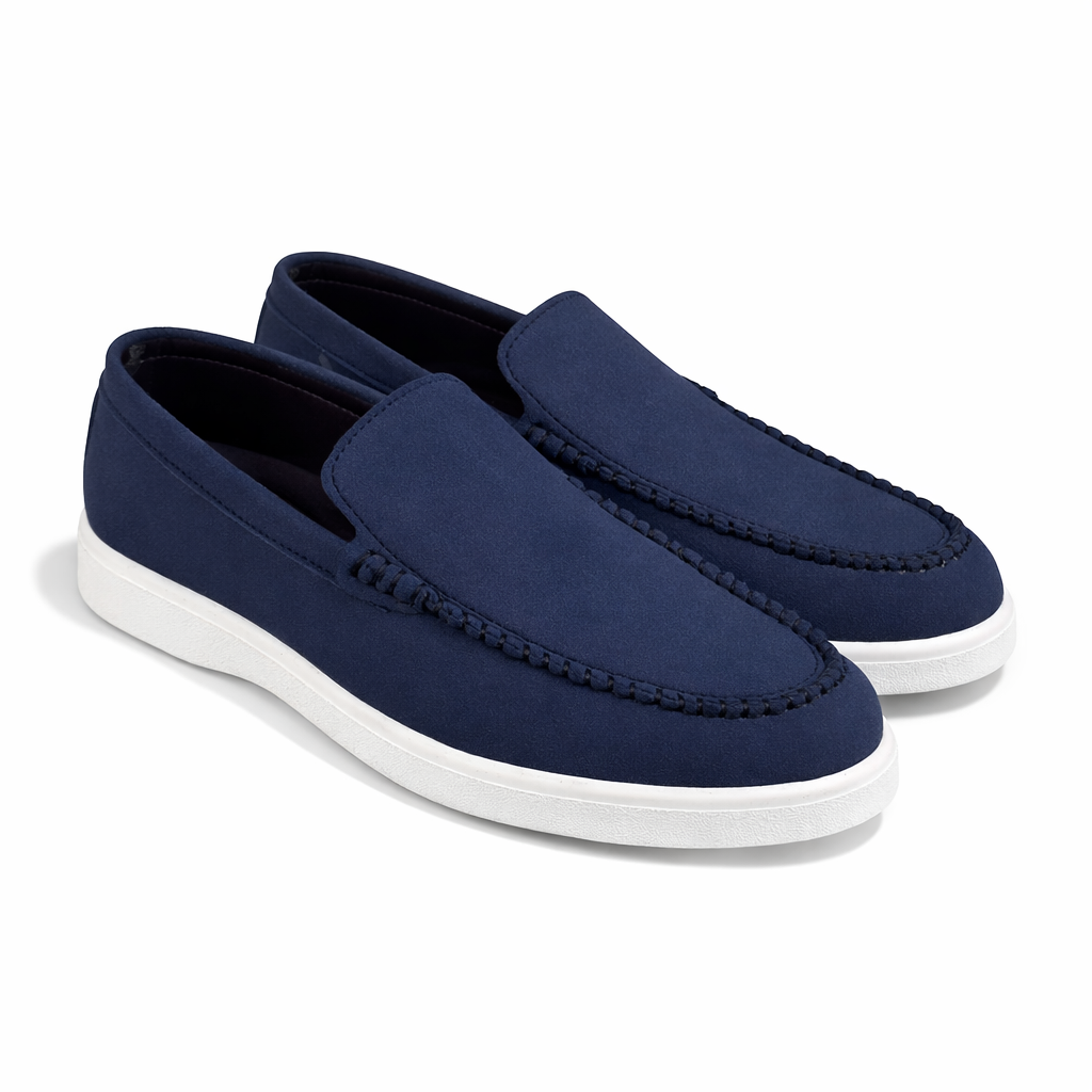 BLUE SUEDE MEDICATED LOAFER
