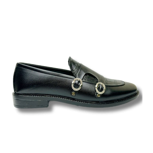 BLACK MONK LOAFER